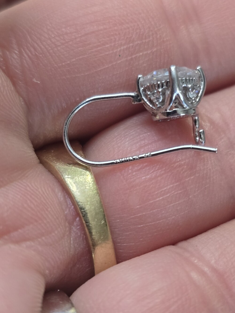 Vanna K Earrings 925 Cz Drop - Picture 7 of 8